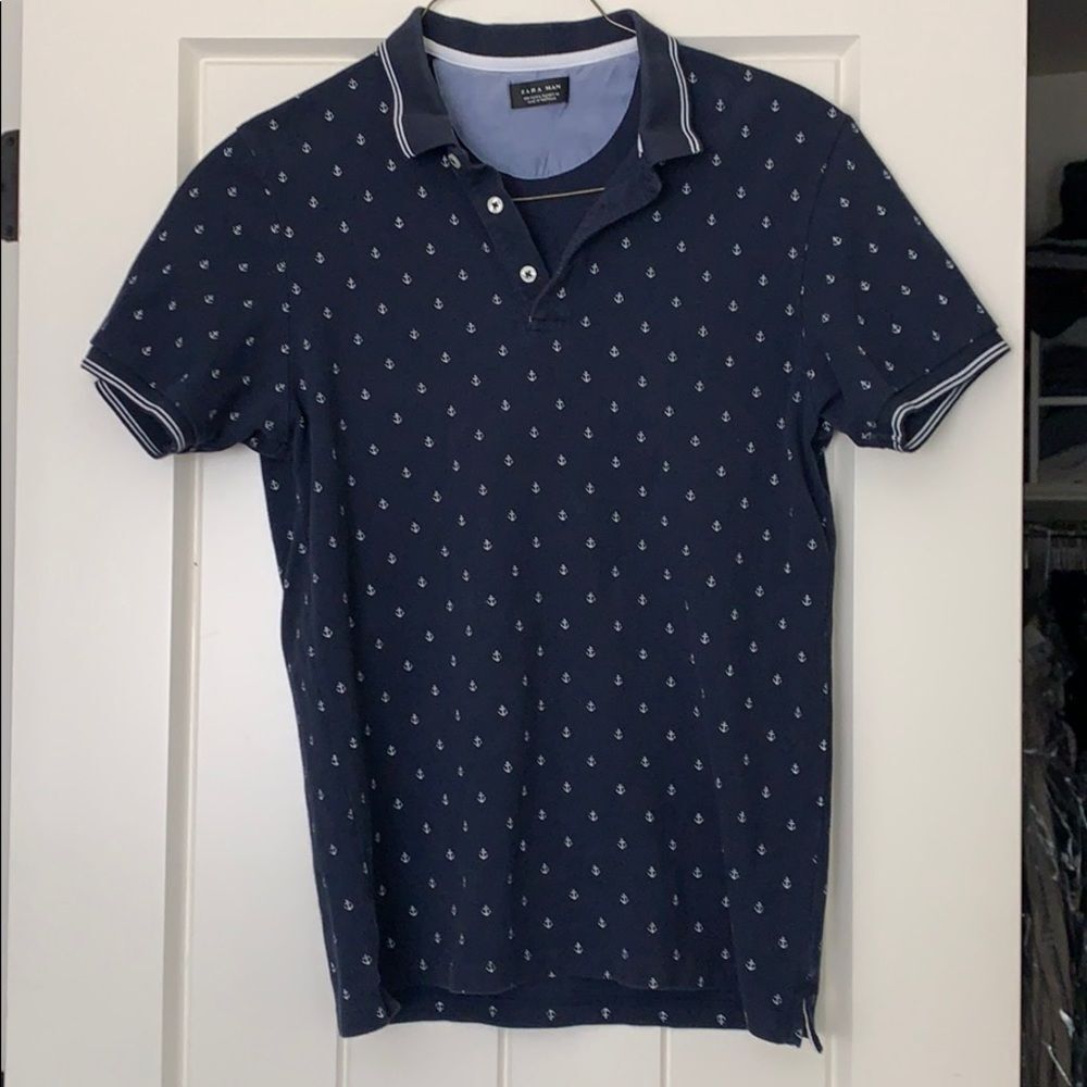 Zara Men’s Anchor Away Polo XL